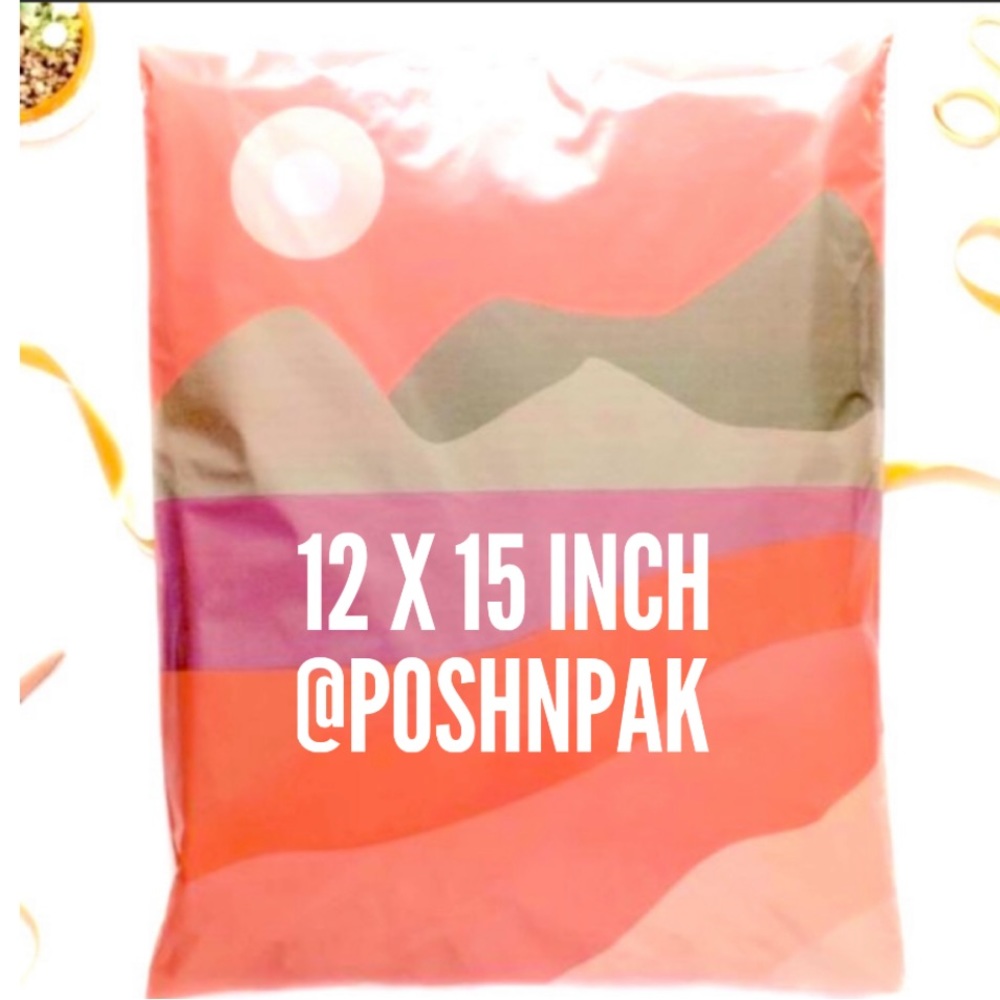 BEST SELLER⭐️ 10 Designer Large Desert Sunset Poly Mailers - 12 x 15 inch